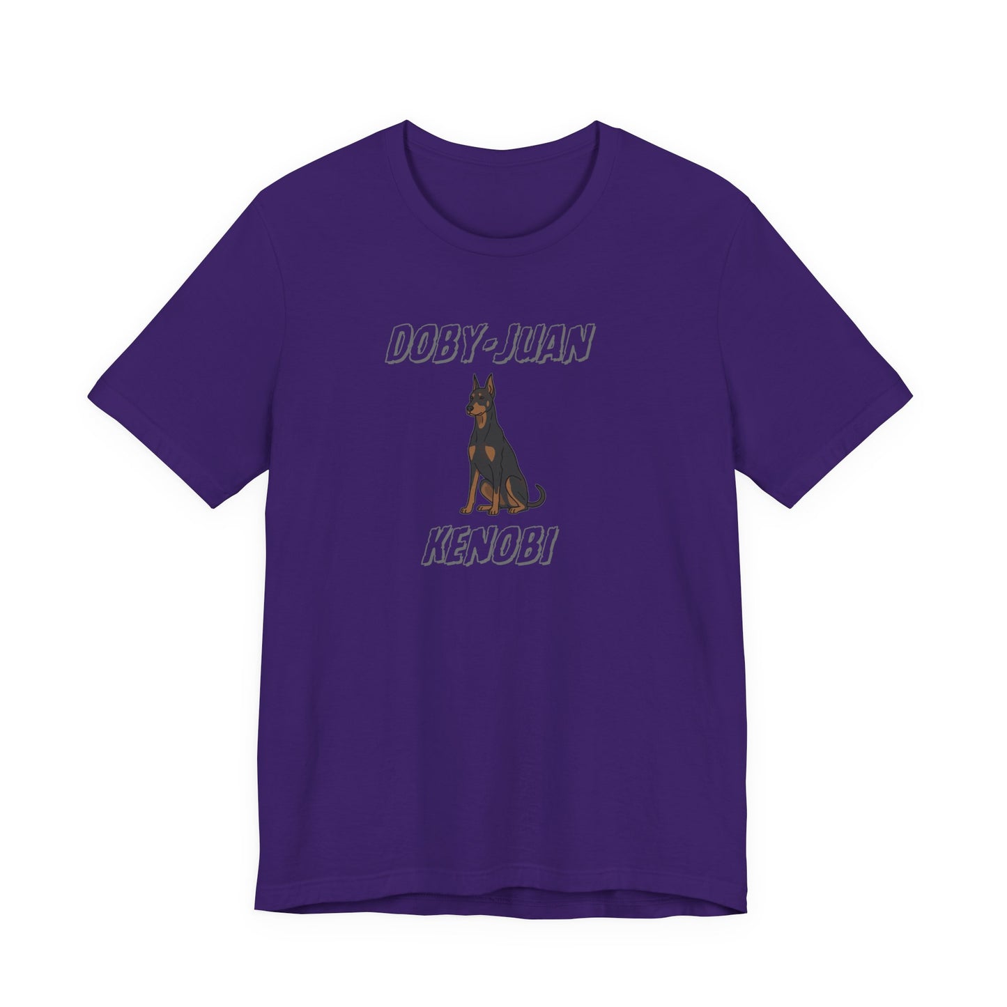Doberman “Doby-Juan Kenobi” Graphic Tee – Funny Dog Star Wars Mashup