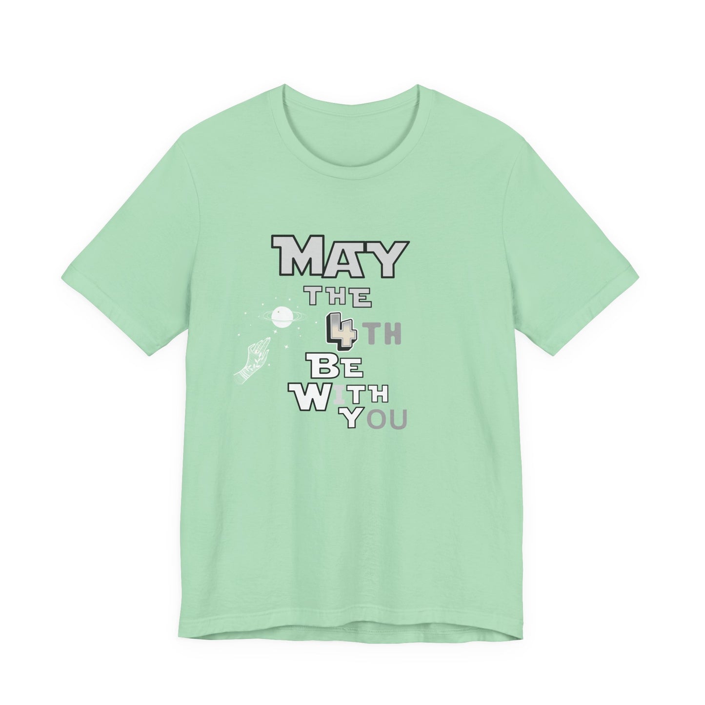 Star Wars May the 4th Be with You Tee, Unisex Graphic T-Shirt, Geeky Gift, Casual Wear, Star Wars Day Apparel, Movie Fan Shirt