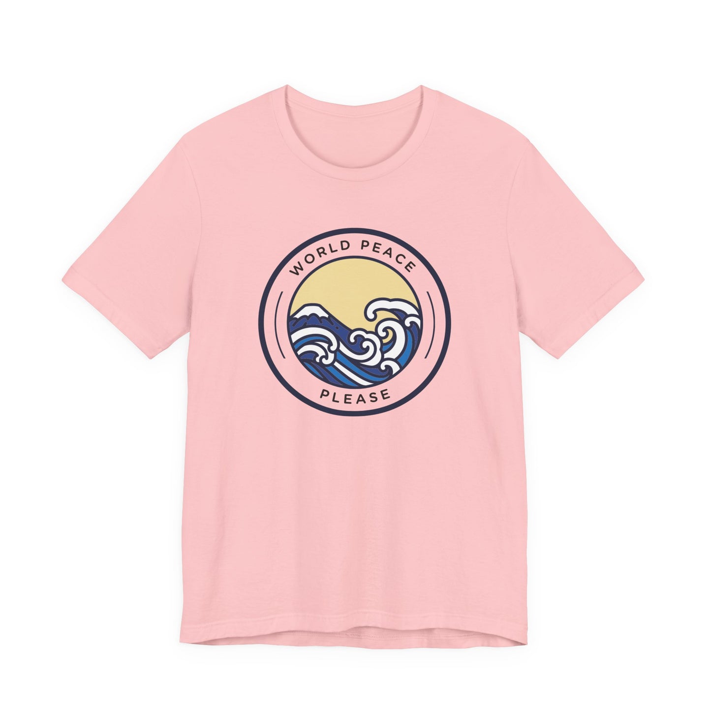 World Peace Please Tee — Vintage Wave Graphic T-Shirt