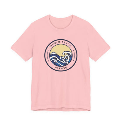 World Peace Please Tee — Vintage Wave Graphic T-Shirt