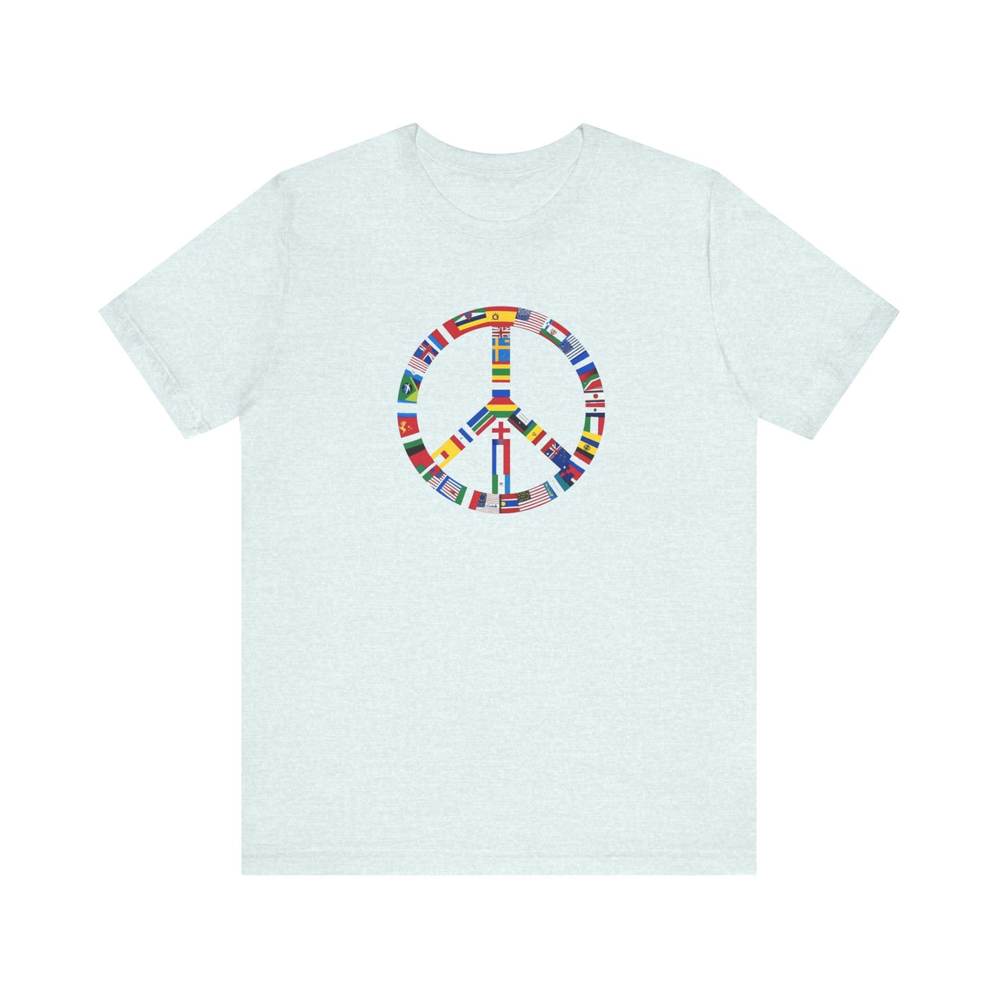 Peace Flags Unisex Short Sleeve Tee