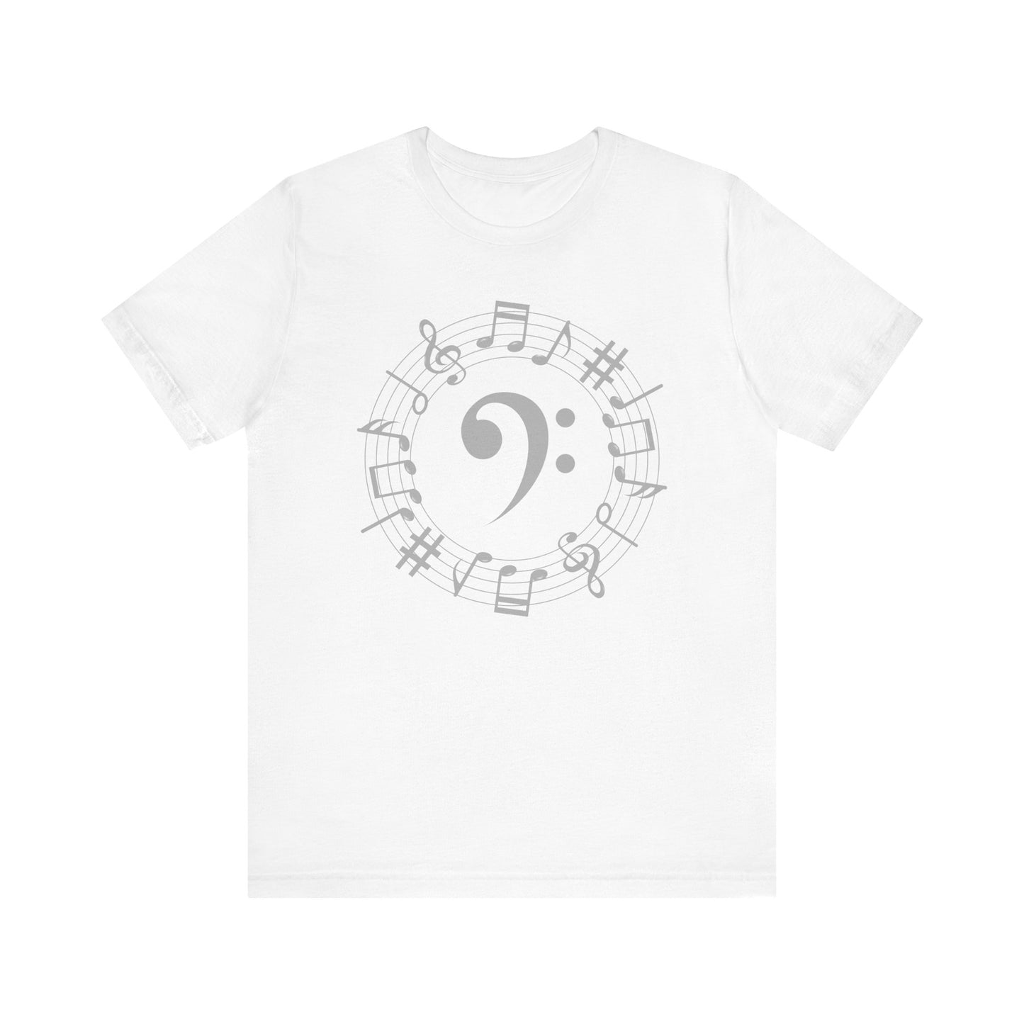 Music Note Unisex Jersey Tee, Musical Gift, Music Lover Shirt, Perfect for Concerts, Music Festivals, Unique Music Tee, Birthday Gift