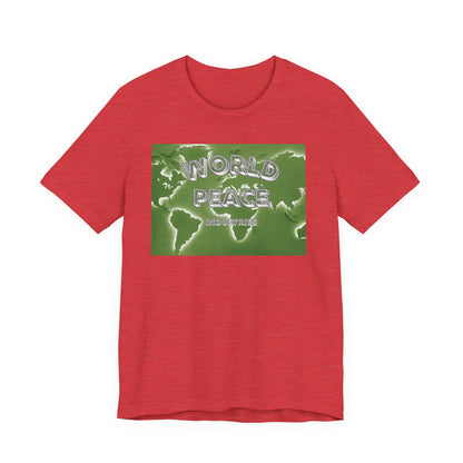 World Peace Unisex Jersey Tee - Eco-Friendly Graphic T-Shirt