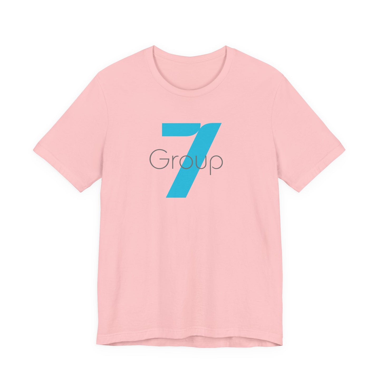 7 Group Logo Tee — Minimalist Blue Number 7 Shirt