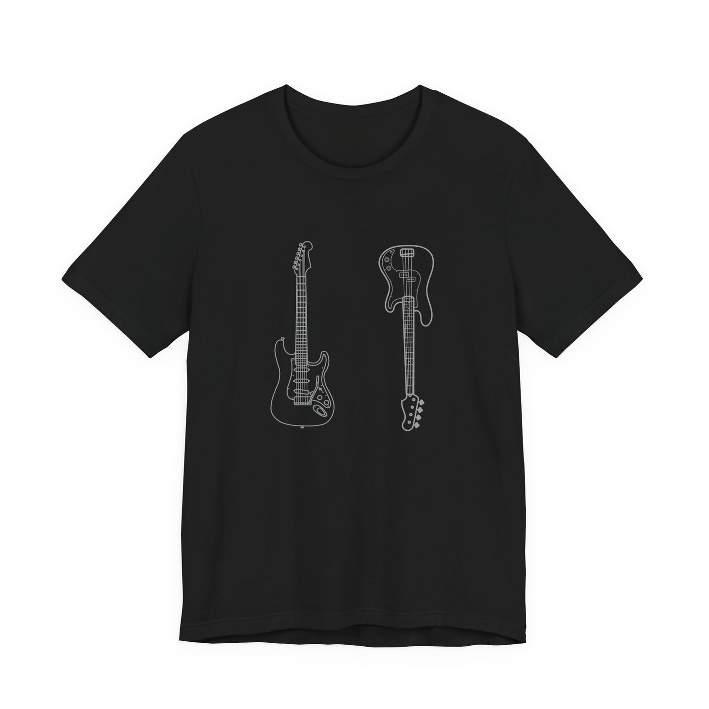 Guitar Lover's Unisex Tee, Music Gift, Rock Band Shirt, Festival Wear, Vintage Style Graphic Tee, Casual Concert Top