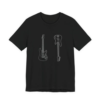 Guitar Lover's Unisex Tee, Music Gift, Rock Band Shirt, Festival Wear, Vintage Style Graphic Tee, Casual Concert Top