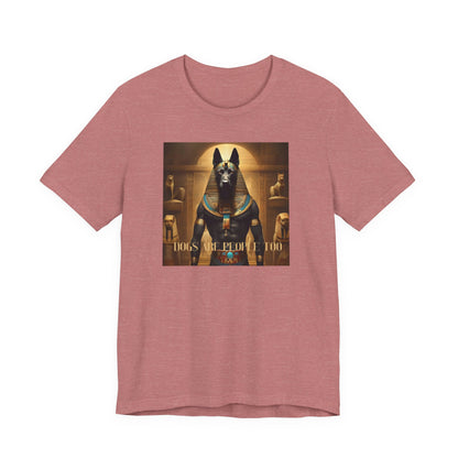 Anubis Graphic Tee — Egyptian God 'Dogs Are Pleasing Too' Vintage Art T-Shirt
