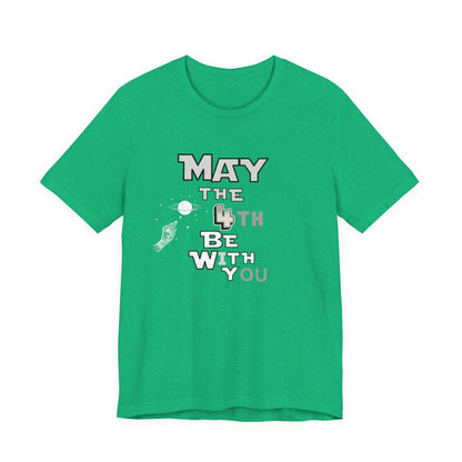 Star Wars May the 4th Be with You Tee, Unisex Graphic T-Shirt, Geeky Gift, Casual Wear, Star Wars Day Apparel, Movie Fan Shirt