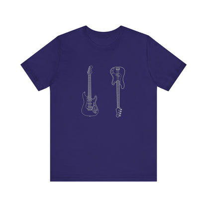 Guitar Lover's Unisex Tee, Music Gift, Rock Band Shirt, Festival Wear, Vintage Style Graphic Tee, Casual Concert Top