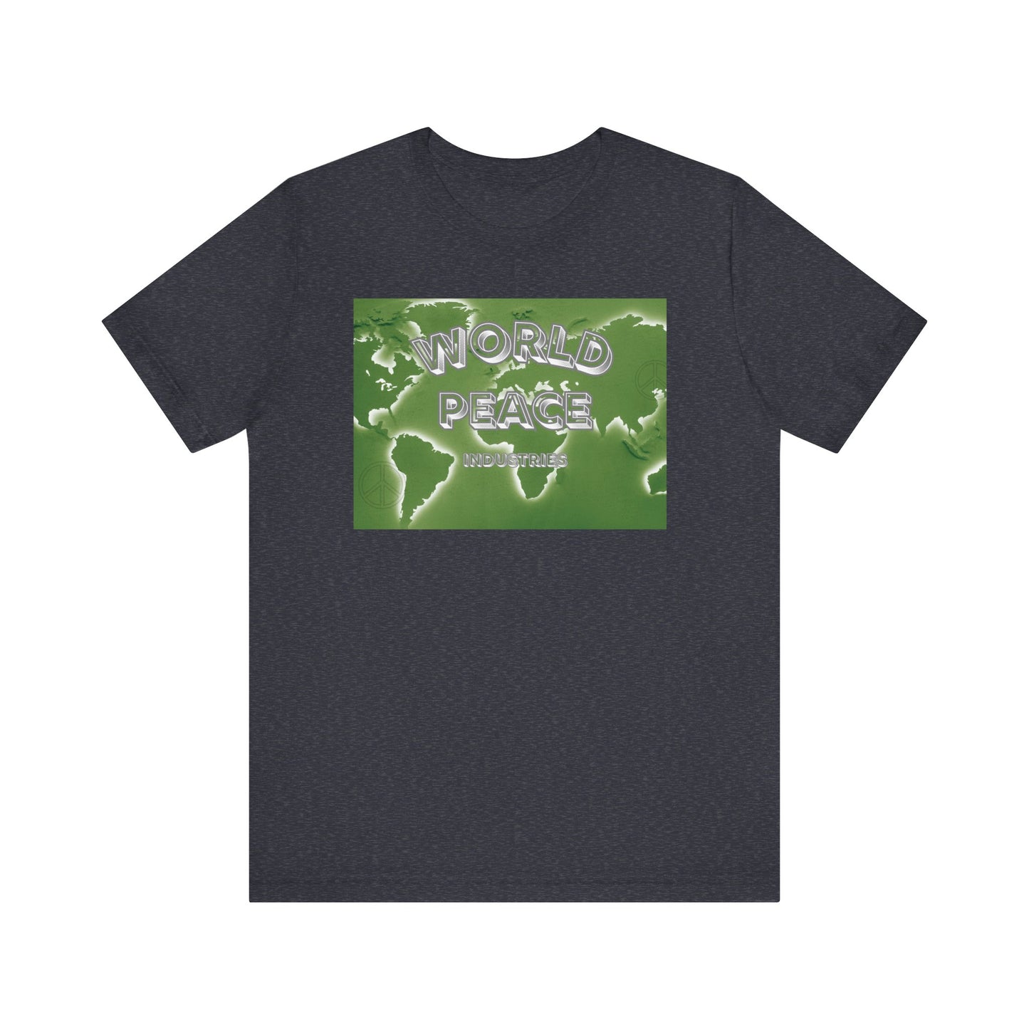 World Peace Unisex Jersey Tee - Eco-Friendly Graphic T-Shirt