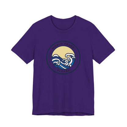 World Peace Please Tee — Vintage Wave Graphic T-Shirt