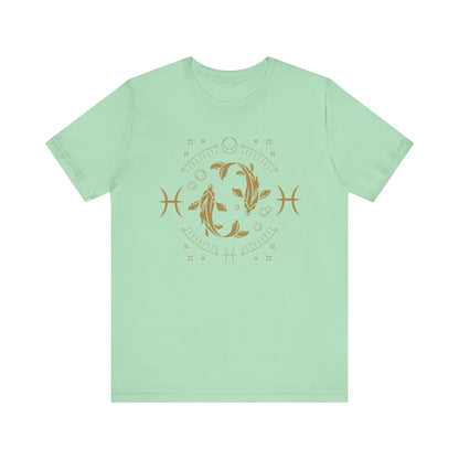 Pisces Zodiac Symbol Unisex Tee