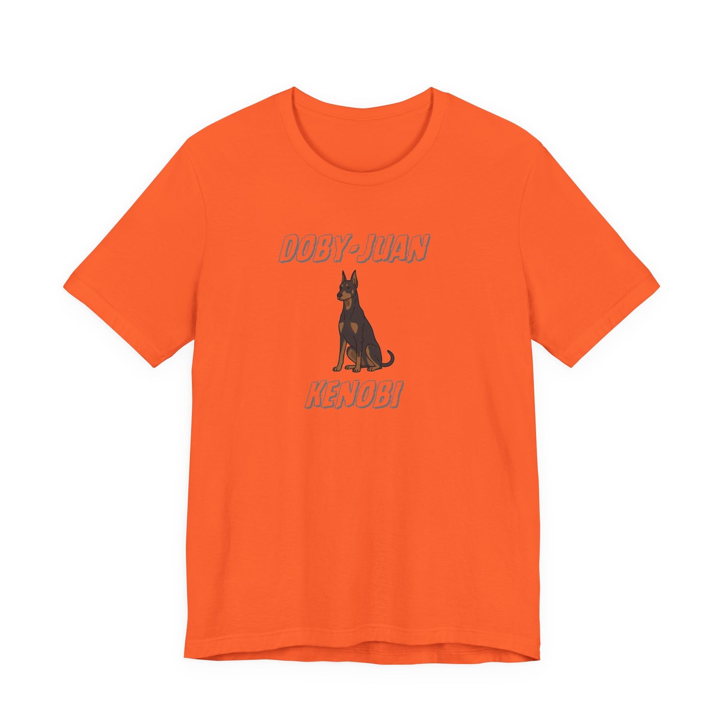 Doberman “Doby-Juan Kenobi” Graphic Tee – Funny Dog Star Wars Mashup