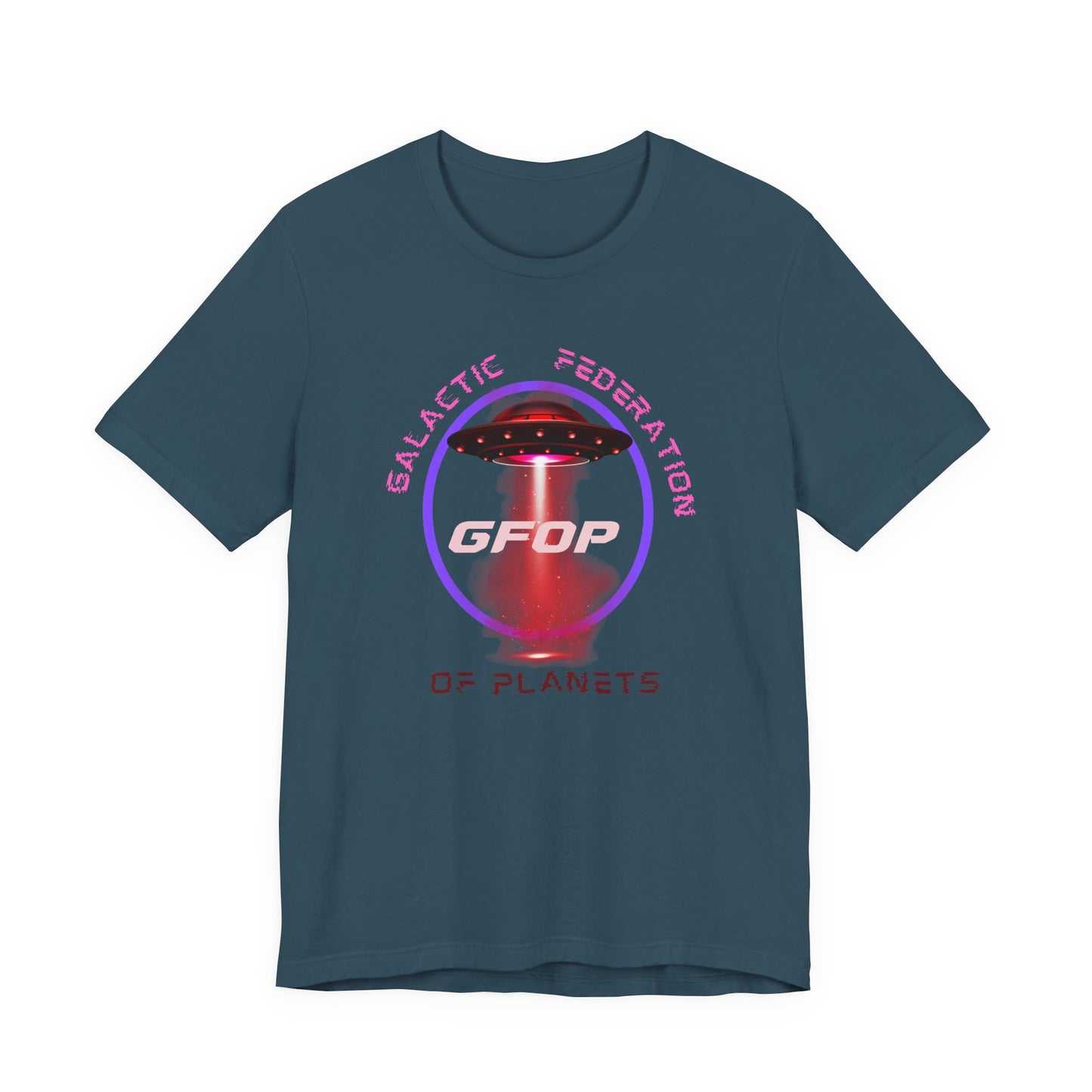 Galactic Federation Unisex Tee, Space-Themed Shirt, Sci-Fi Apparel, Gift for Space Lovers, Casual Graphic Tee, Summer Fashion