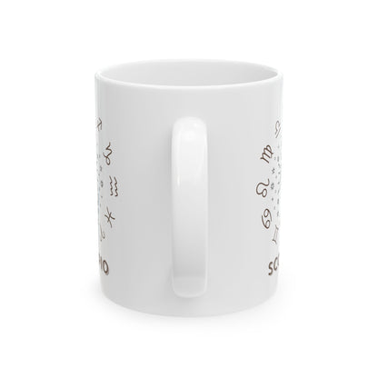 Scorpio Astrology Zodiac Ceramic Mug