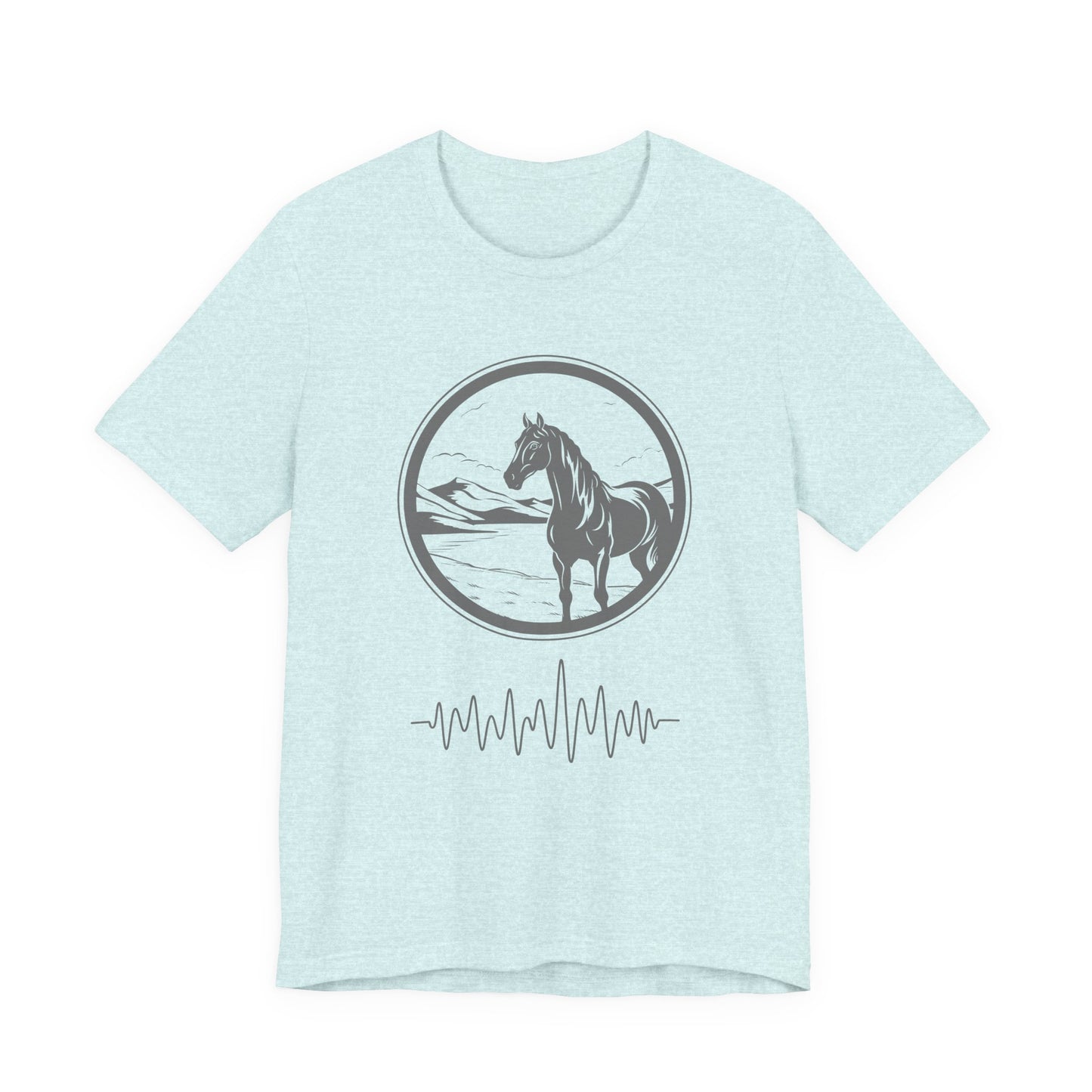 Pony frequency unisex tee shirt