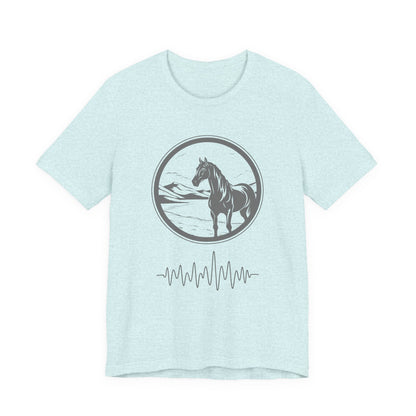 Pony frequency unisex tee shirt