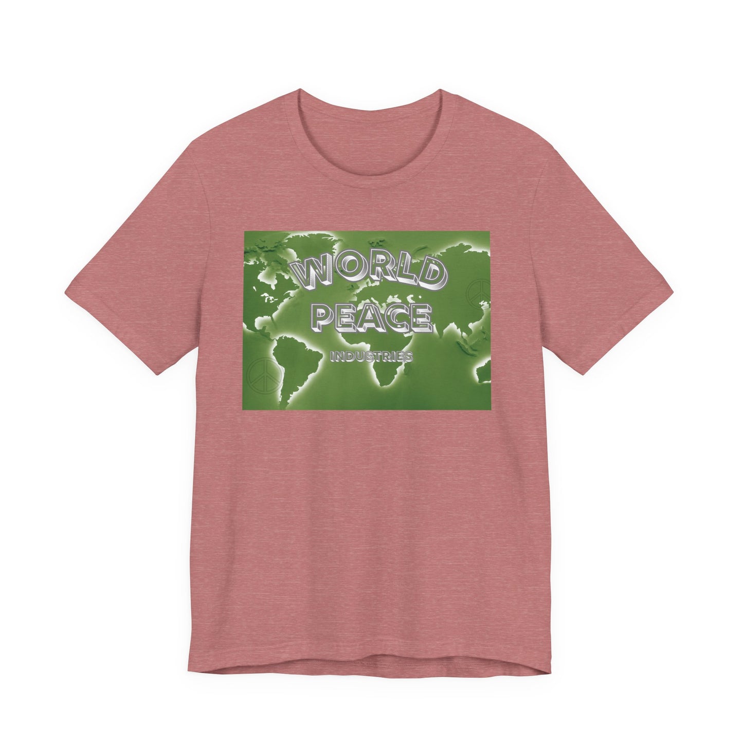 World Peace Unisex Jersey Tee - Eco-Friendly Graphic T-Shirt