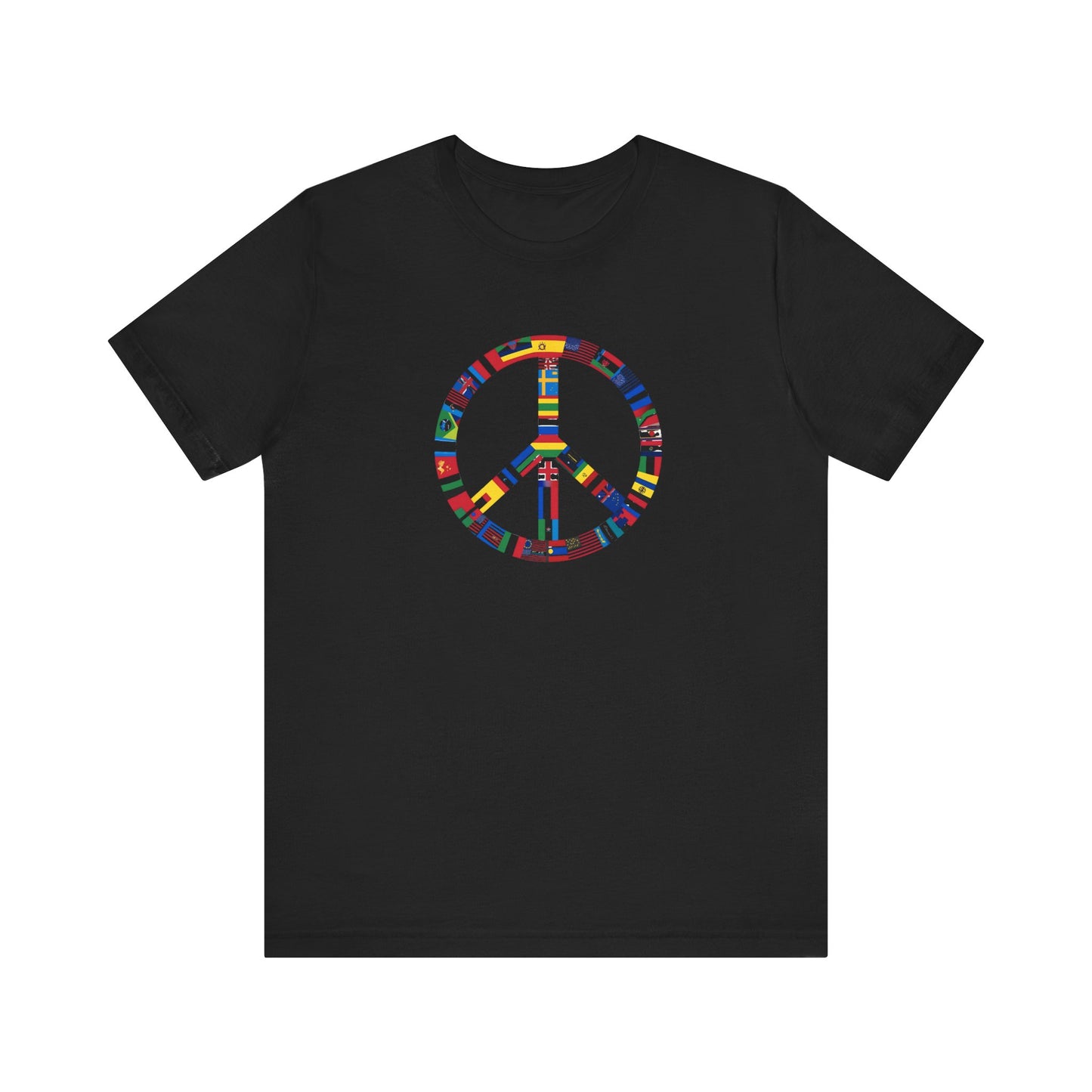 Peace Flags Unisex Short Sleeve Tee