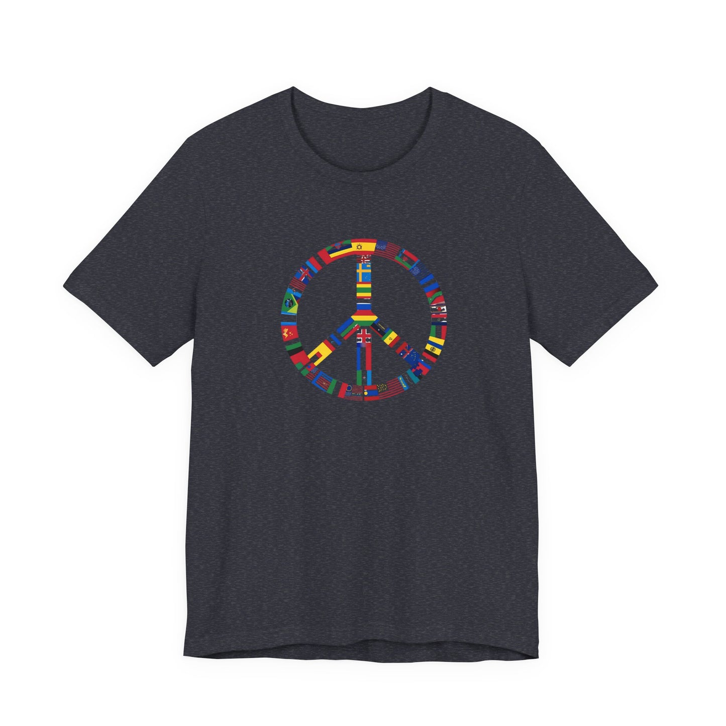 Peace Flags Unisex Short Sleeve Tee