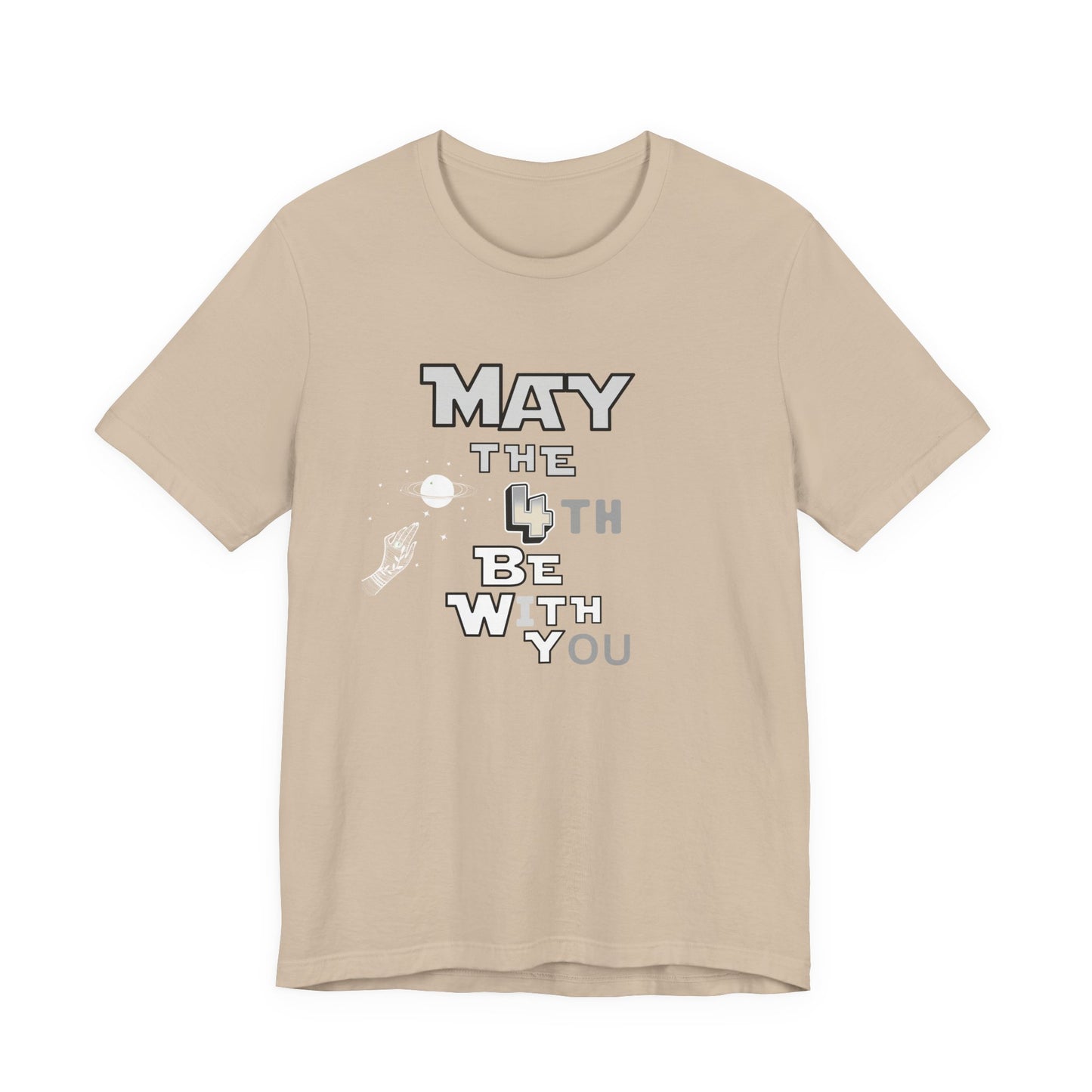 Star Wars May the 4th Be with You Tee, Unisex Graphic T-Shirt, Geeky Gift, Casual Wear, Star Wars Day Apparel, Movie Fan Shirt