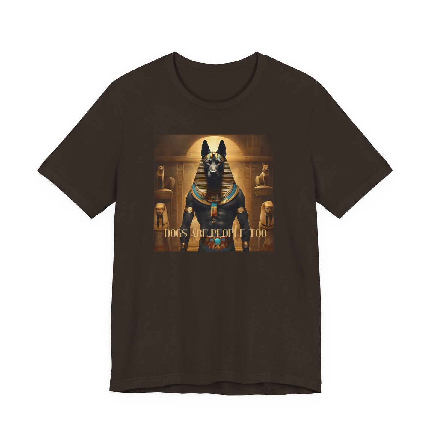 Anubis Graphic Tee — Egyptian God 'Dogs Are Pleasing Too' Vintage Art T-Shirt