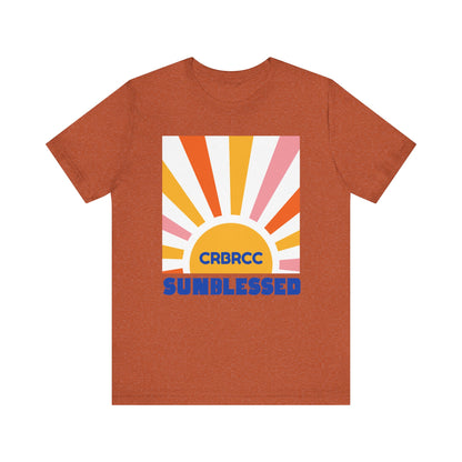 Retro Sun Blessed Tee - Unisex Jersey Short Sleeve T-Shirt, Summer Vibes, Beach Days, Gift for Sun Lovers, Casual Wear, Outdoor Fun
