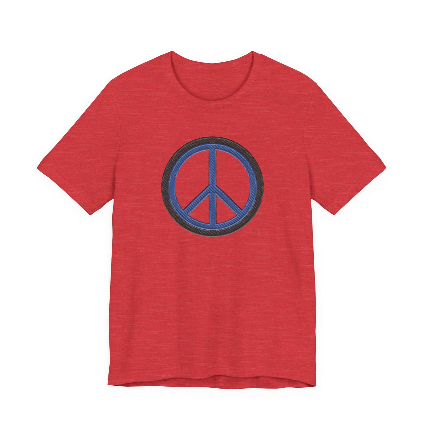 Peace Symbol T-Shirt — Blue Peace Sign Graphic Tee