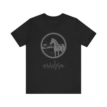 Pony frequency unisex tee shirt