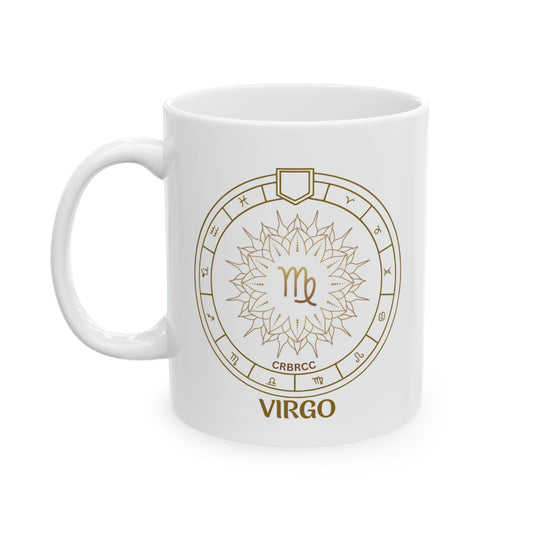Virgo zodiac coffee cup