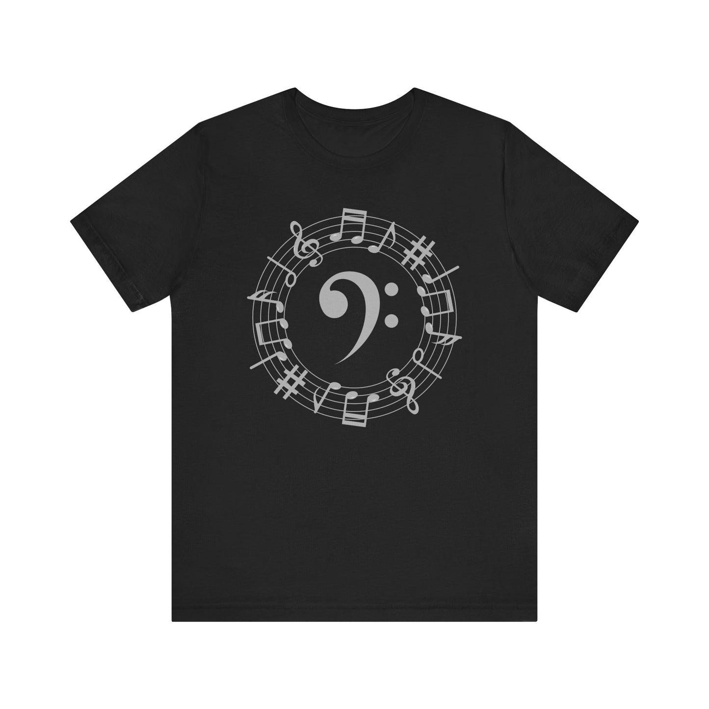Music Note Unisex Jersey Tee, Musical Gift, Music Lover Shirt, Perfect for Concerts, Music Festivals, Unique Music Tee, Birthday Gift