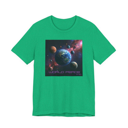 Galactic Peace Unisex Tee - Cosmic Universe Graphic T-Shirt
