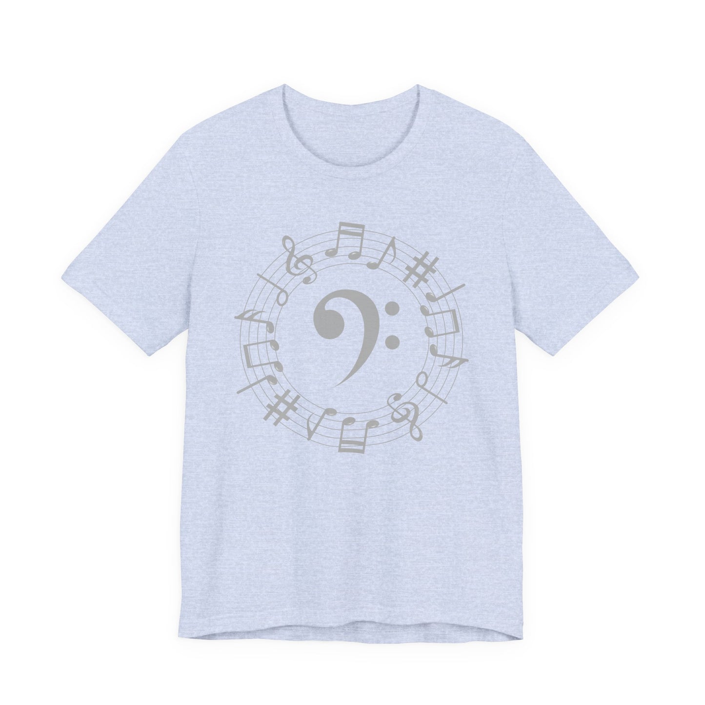 Music Note Unisex Jersey Tee, Musical Gift, Music Lover Shirt, Perfect for Concerts, Music Festivals, Unique Music Tee, Birthday Gift