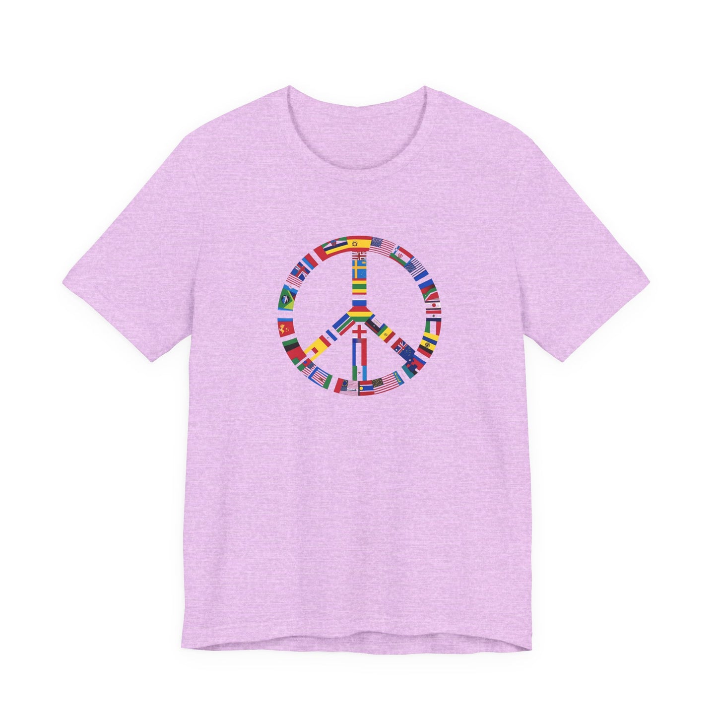 Peace Flags Unisex Short Sleeve Tee