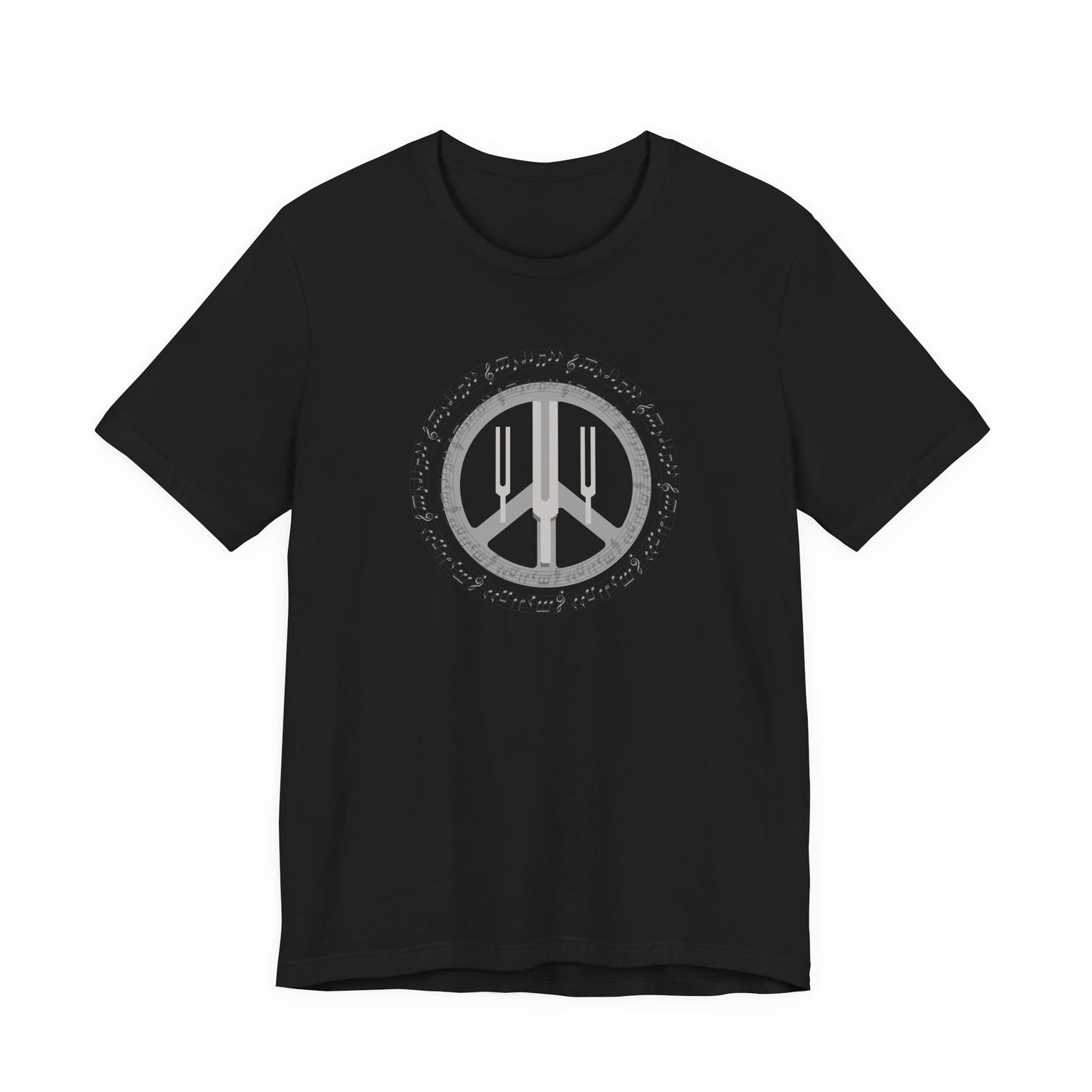 Peace Symbol T‑Shirt — Vintage Gray Peace Sign Graphic Tee
