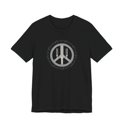 Peace Symbol T‑Shirt — Vintage Gray Peace Sign Graphic Tee