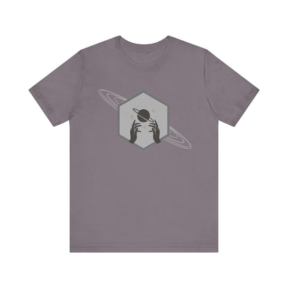 Saturn hexagram unisex tee shirt