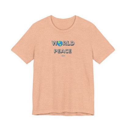 World Peace Unisex Jersey Tee - Casual Comfort for Every Occasion