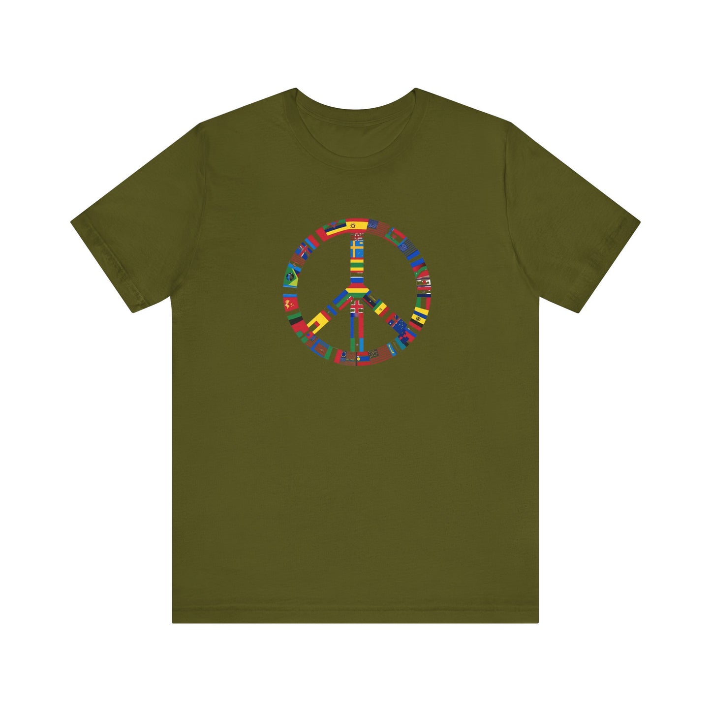 Peace Flags Unisex Short Sleeve Tee