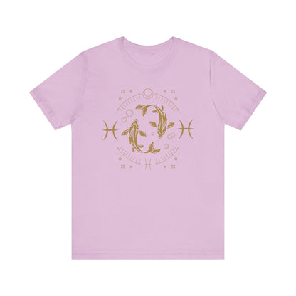 Pisces Zodiac Symbol Unisex Tee