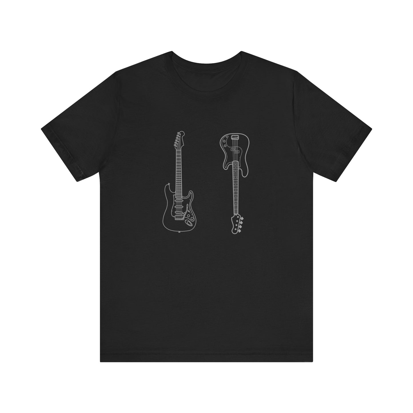 Guitar Lover's Unisex Tee, Music Gift, Rock Band Shirt, Festival Wear, Vintage Style Graphic Tee, Casual Concert Top