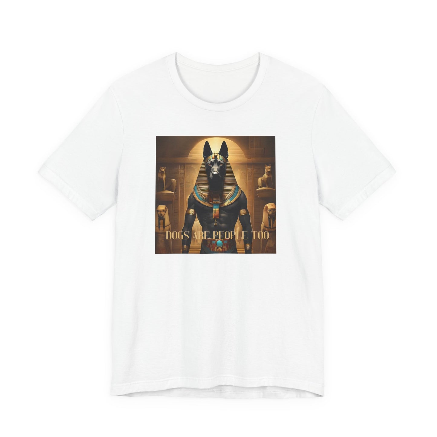 Anubis Graphic Tee — Egyptian God 'Dogs Are Pleasing Too' Vintage Art T-Shirt