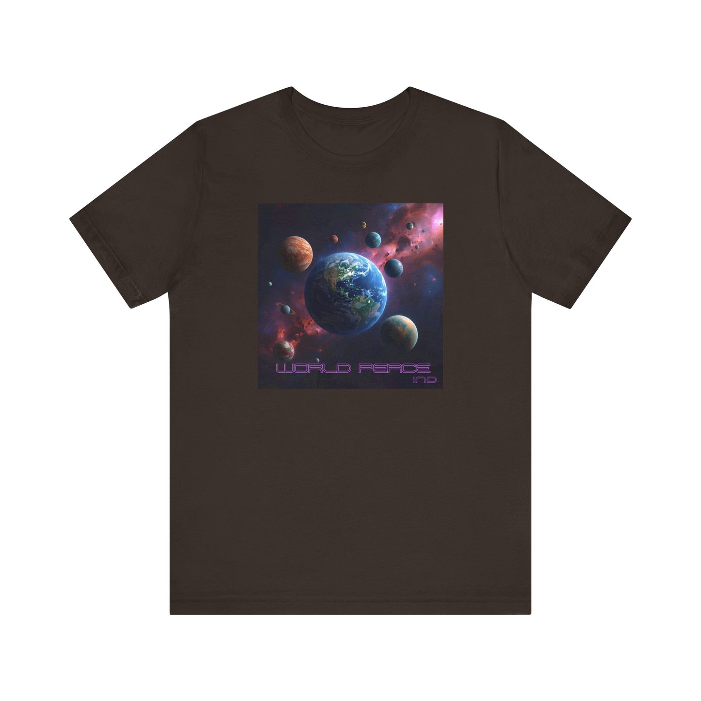Galactic Peace Unisex Tee - Cosmic Universe Graphic T-Shirt