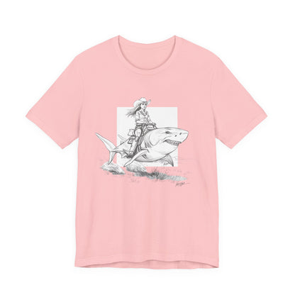 Shark Rider Sketch T-Shirt