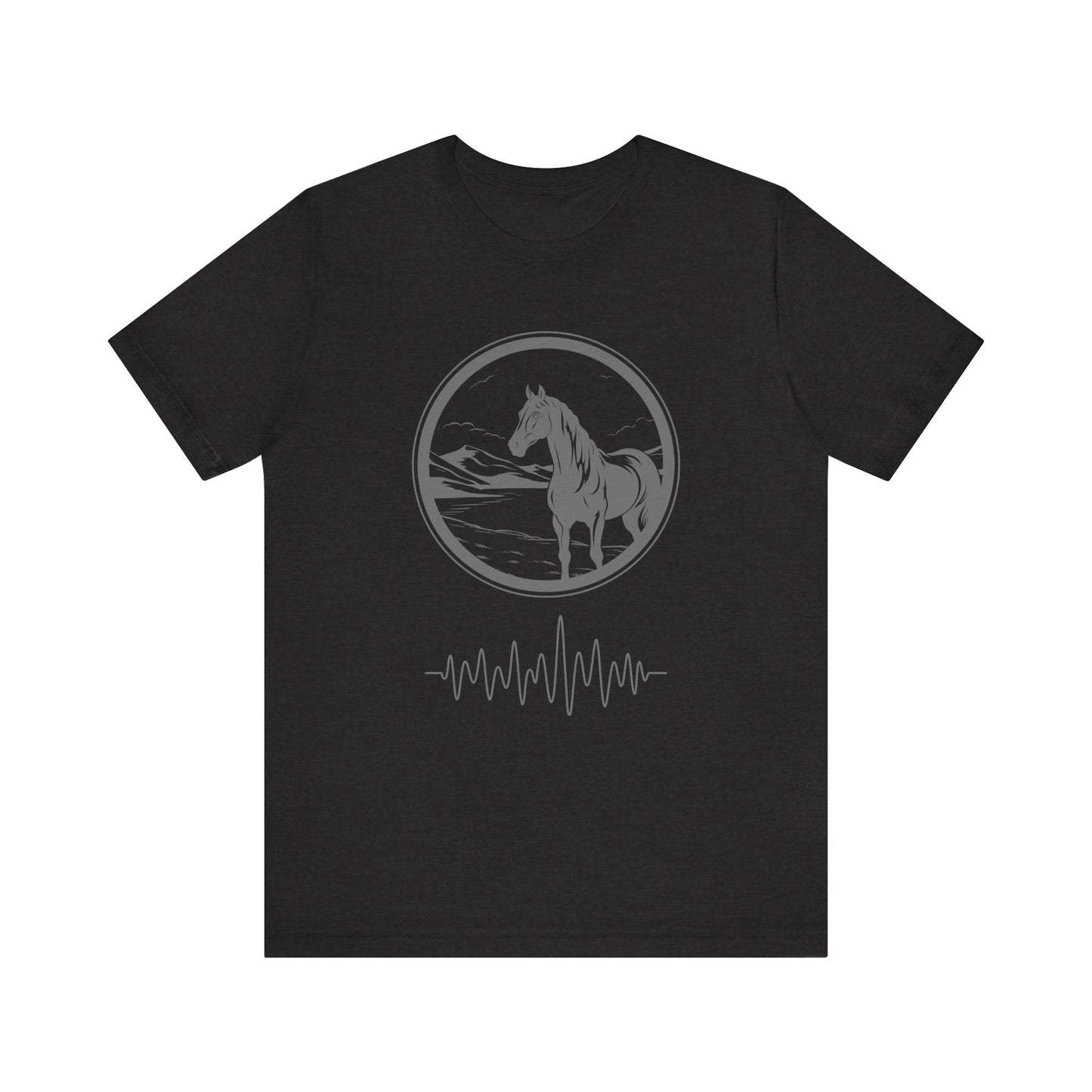 Pony frequency unisex tee shirt