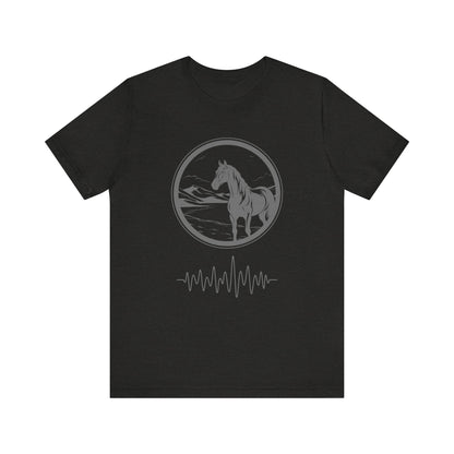Pony frequency unisex tee shirt