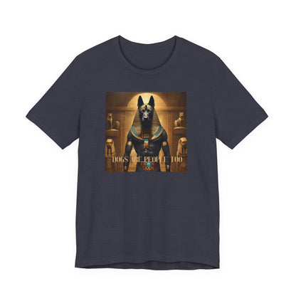 Anubis Graphic Tee — Egyptian God 'Dogs Are Pleasing Too' Vintage Art T-Shirt