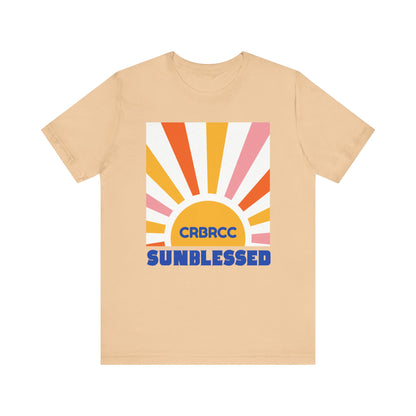 Retro Sun Blessed Tee - Unisex Jersey Short Sleeve T-Shirt, Summer Vibes, Beach Days, Gift for Sun Lovers, Casual Wear, Outdoor Fun