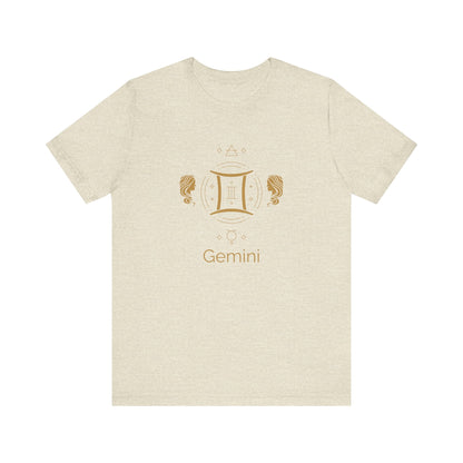 Gemini Zodiac Short Sleeve Tee shirt