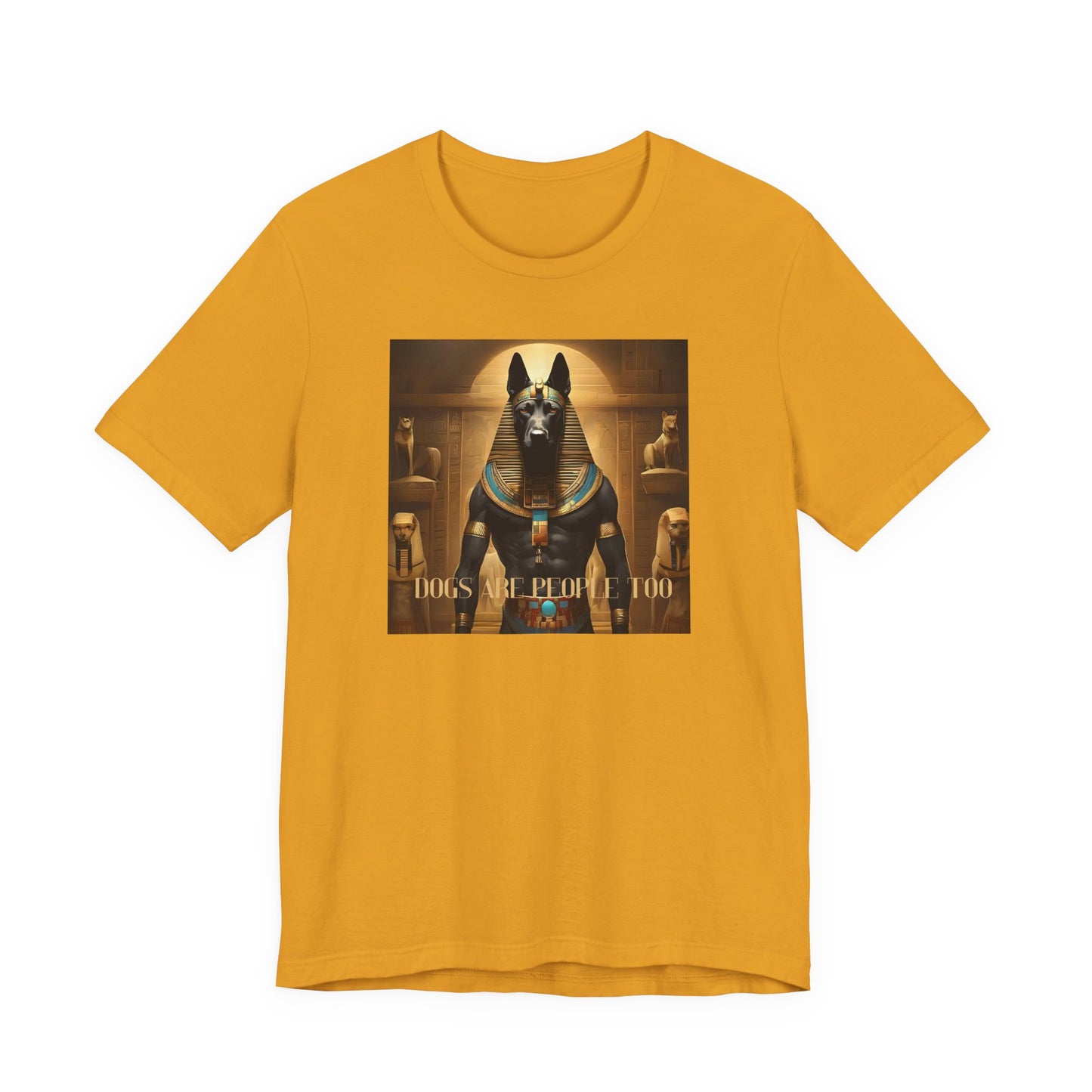 Anubis Graphic Tee — Egyptian God 'Dogs Are Pleasing Too' Vintage Art T-Shirt